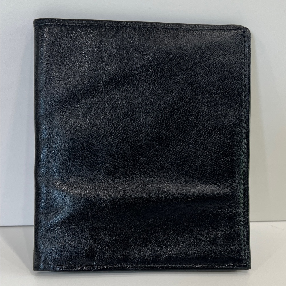 Rolfs Black Leather Card Holder